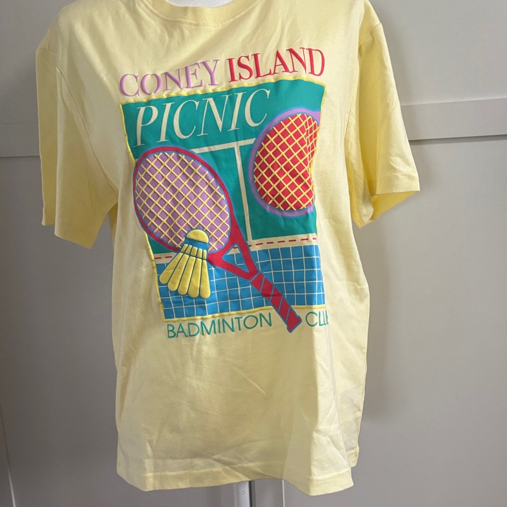 Coney Island Picnic Yellow Graphic T-Shirt